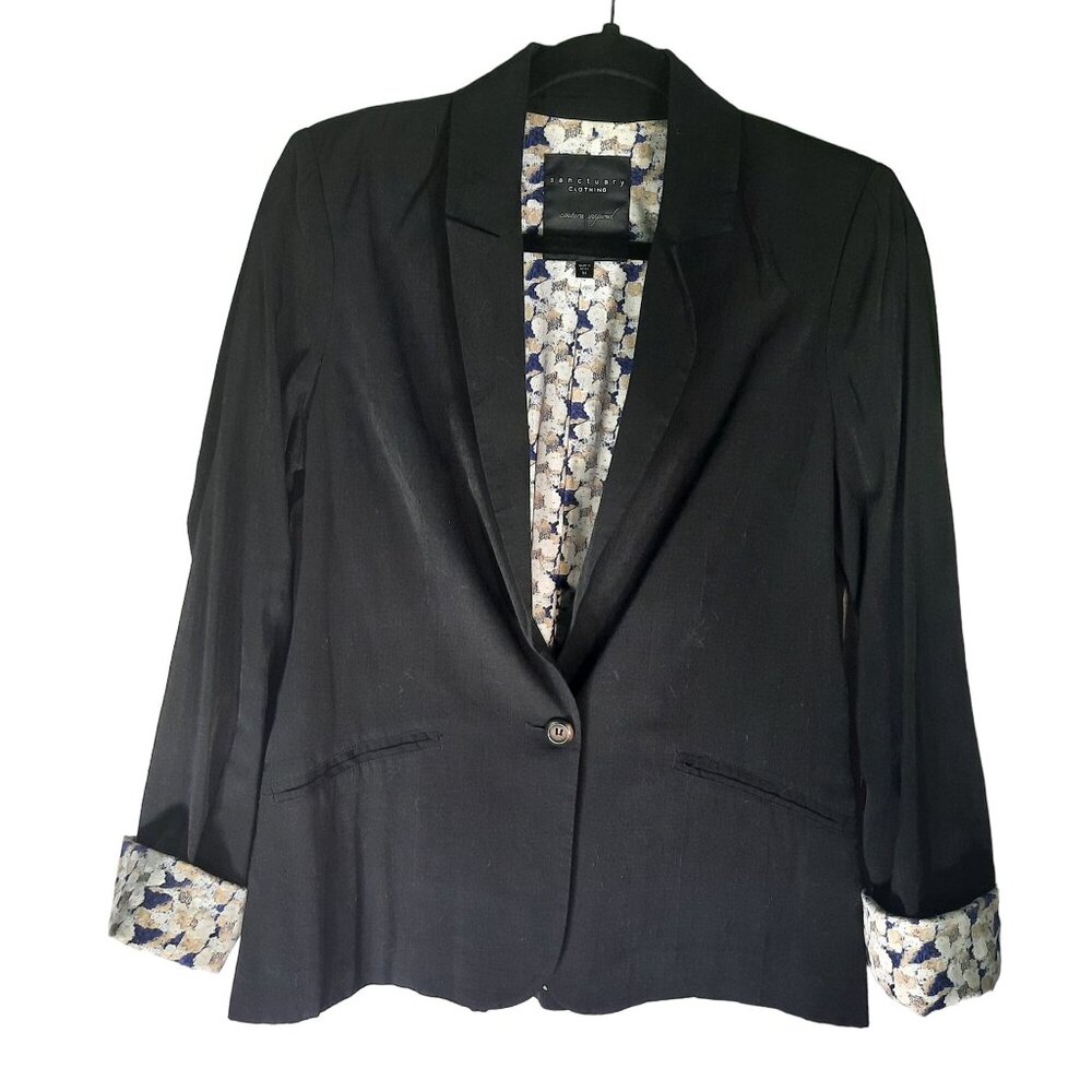 Sanctuary Black Single Button Blazer - image 2